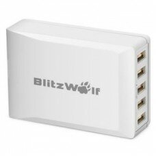 BlitzWolf® BW-S1 40W Smart 5-Port скоростная USB зарядка для iPhone iPad Samsung