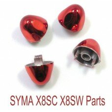 Колпачки для квадрокоптера SYMA x8sw x8sc Pro 4 шт (красные) 